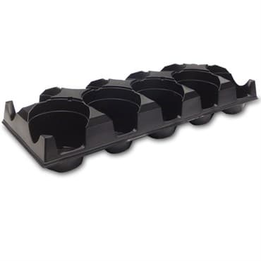 Landmark 04.50 Transport Tray 10 Count Black 75 Per Case 40 Cases Per Pallet