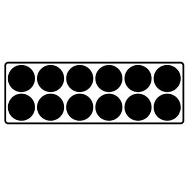 SUM 9CM H-12 FILLING TRAY 2X6  100/CS 32CS/PL