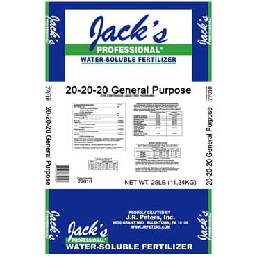 Jacks Prof General Purpose 20-20-20 25Lb (80/Pl)