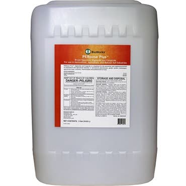 Bioworks PERpose Plus 5Gl OMRI HAZ ( Hydrogen Peroxide / Hydrogen Dioxide )