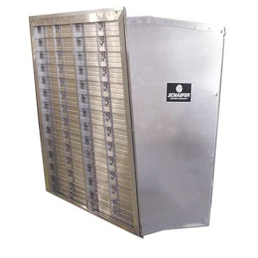 SCHF 48IN EXHAUST FAN SLANT WALL HOUSING 1HP 115V