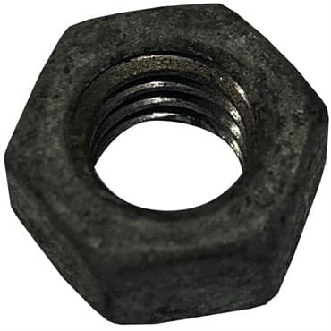 GS 1/4IN HEX NUT ZINC PLATED