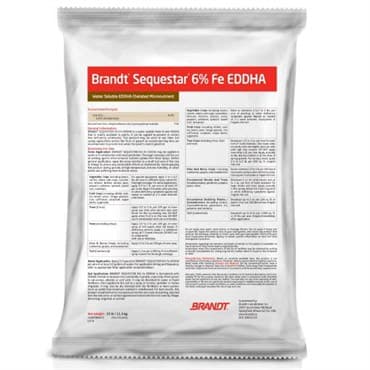 Brandt Sequestar Iron Chelate 6% Fe EDDHA 25Lb (54/Pl) ( Chelated Iron ) ( Compare to Sprint 138 )
