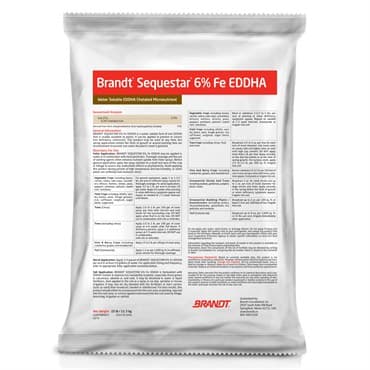 Brandt Sequestar Iron Chelate 6% Fe EDDHA 5 Lb (10/cs) ( Chelated Iron ) ( Compare to Sprint 138 )