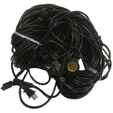 180ft Cord w/12 E26 Light Sockets on 15ft Centers