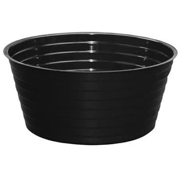 CWP 8" Black Deep Plant Saucers