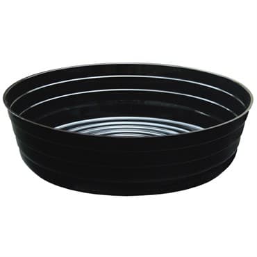 CWP 14" Black Deep Plant Saucers