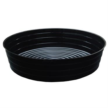 CWP 16" Black Deep Plant Saucers