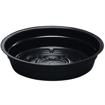 CWP 6" Black Heavy Gauge Vinyl Plant Saucer