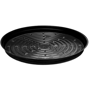 CWP 16" Black Heavy Gauge Vinyl Plant Saucer