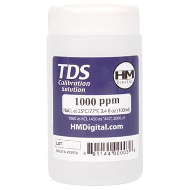 DIL HM Solution Calibration TDS 1000PPM NaCl 3oz 89ml
