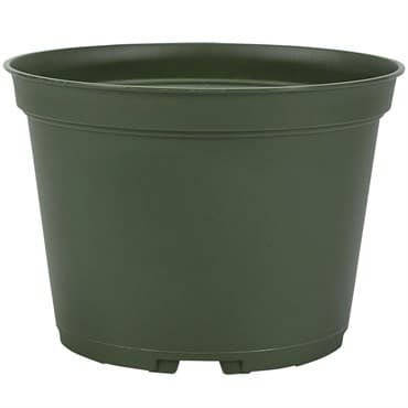 DLN 06.00 ROUND AZALEA POT GREEN, 352 PER CASE, 48 CASES PER PALLET, 6in OD x 4.25in H, 1.39 Quart, 1.32 Liter