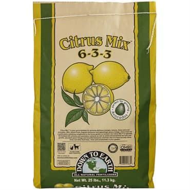 Down to Earth 25# Citrus Mix 6-3-3 OMRI (40/PL)