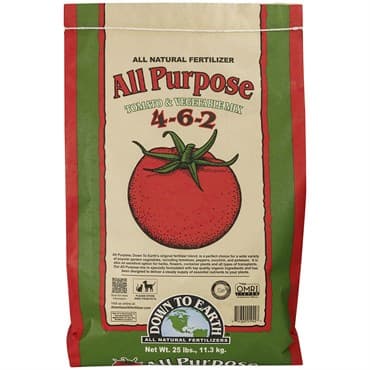 Down to Earth 25# All Purpose Mix 4-6-2 OMRI (40/PL)