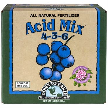 Down to Earth 15# Box Acid Mix 4-3-6 (3pk of 5#)