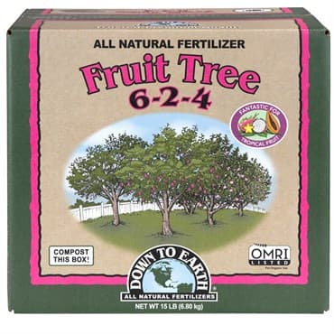 Down to Earth 15# Box Fruit Tree 6-2-4 (3pk of 5#)