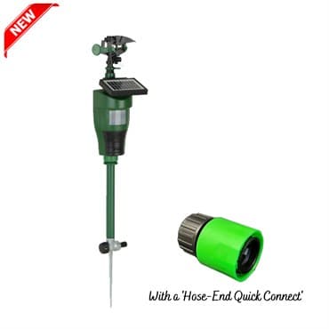 Enviro Jet Eye Motion Sensor Water Sprinkler Solar Powered