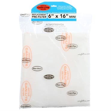 Can-Lite 6in Mini (Packaged) Pre-Filter (30/CS)