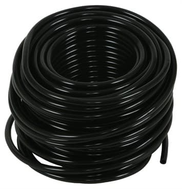 Hydro Flow 100ft Roll Vinyl Tubing Black 3/16in ID 1/4in OD (20/CS)