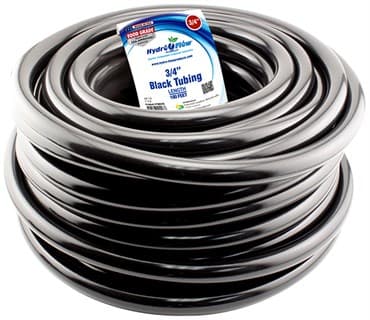 Hydro Flow 100ft Roll Vinyl Tubing Black 3/4in ID 1in OD (32/PL)