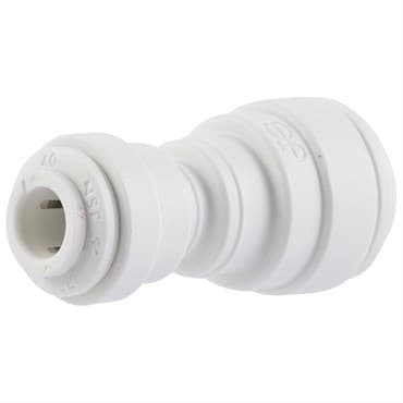 John Guest 3/8in QC x 1/4in QC Reducing Union Straight (10/PK)