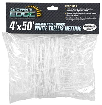 Grower's Edge 4ft x 50ft Commercial Grade Trellis Netting (25/CS)