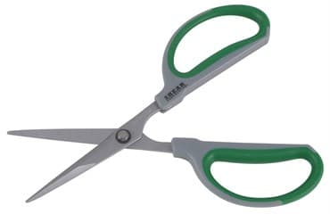Shear Perfection Platinum Stainless Steel Bonsai Scissors w/2.4in Straight Blades (12/CS)