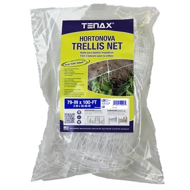 Tenax 79"x100'  Plant Trellis Net Hortonova 5.9"x6.7" Mesh