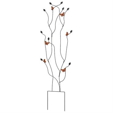 Panacea 80"H Butterflies Trellis