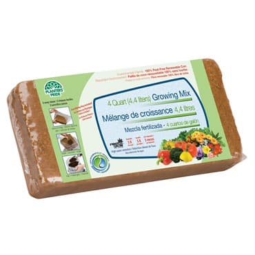 PlantBest 4 Qt/4.4 L Compressed Coconut Coir Growing Mix