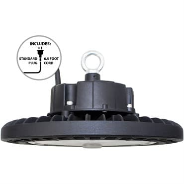 Miracle LED Commercial 100W LED Grow Light, 120 Degree Beam IP65 High Bay Light