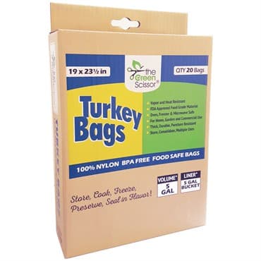 Green Scissor 19"x23.5" Turkey Bags - 20/Pack